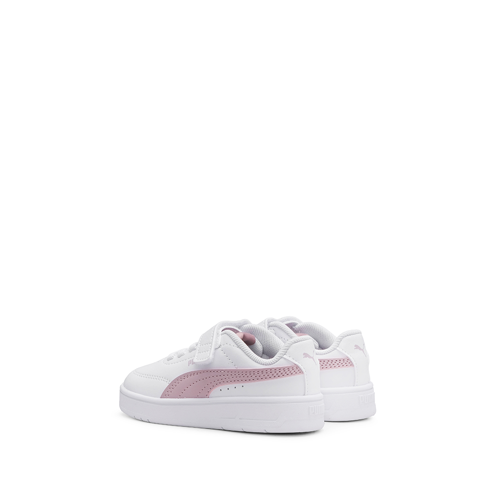 Sapatilha Casual Criança Branco E Rosa