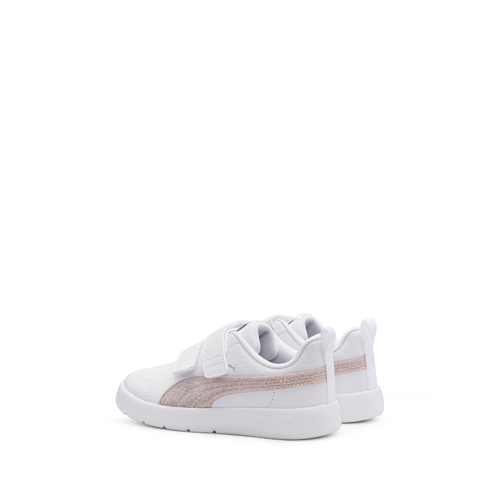 Sapatilha Casual Criança Branco E Rosa