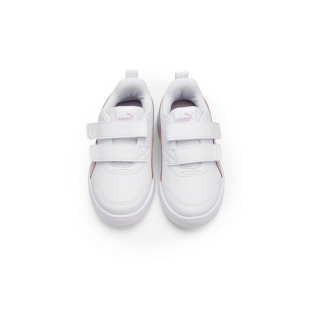 Sapatilha Casual Criança Branco E Rosa