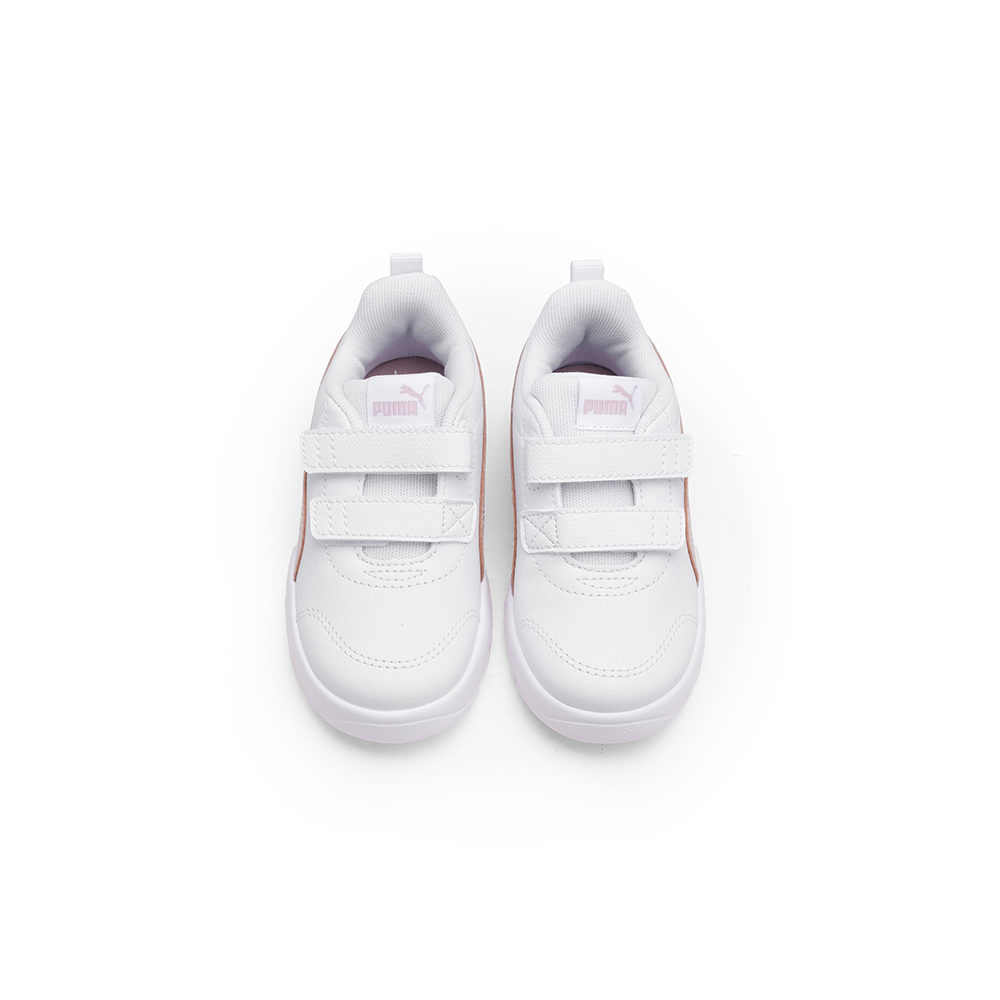 Sapatilha Casual Criança Branco E Rosa