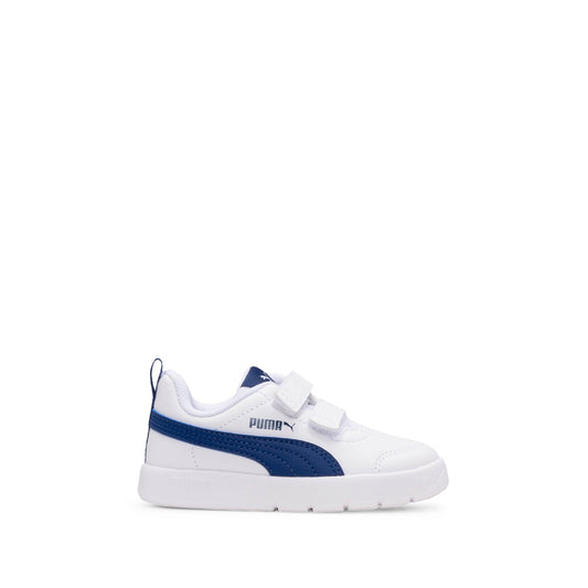 Children's Casual Sneakers in Synthetic Leather White