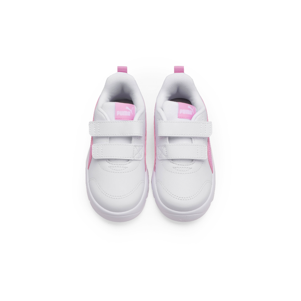 Sapatilha Casual Criança Pele Sintética Courtflex V3 Branco