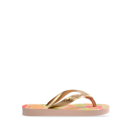 Chinelo Praia Criança Dourado