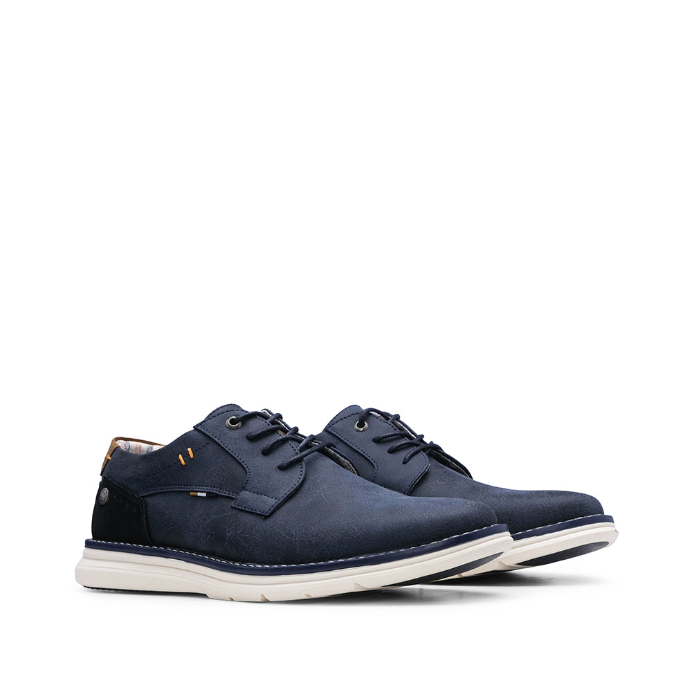 Sapato Casual Homem Azul Marinho