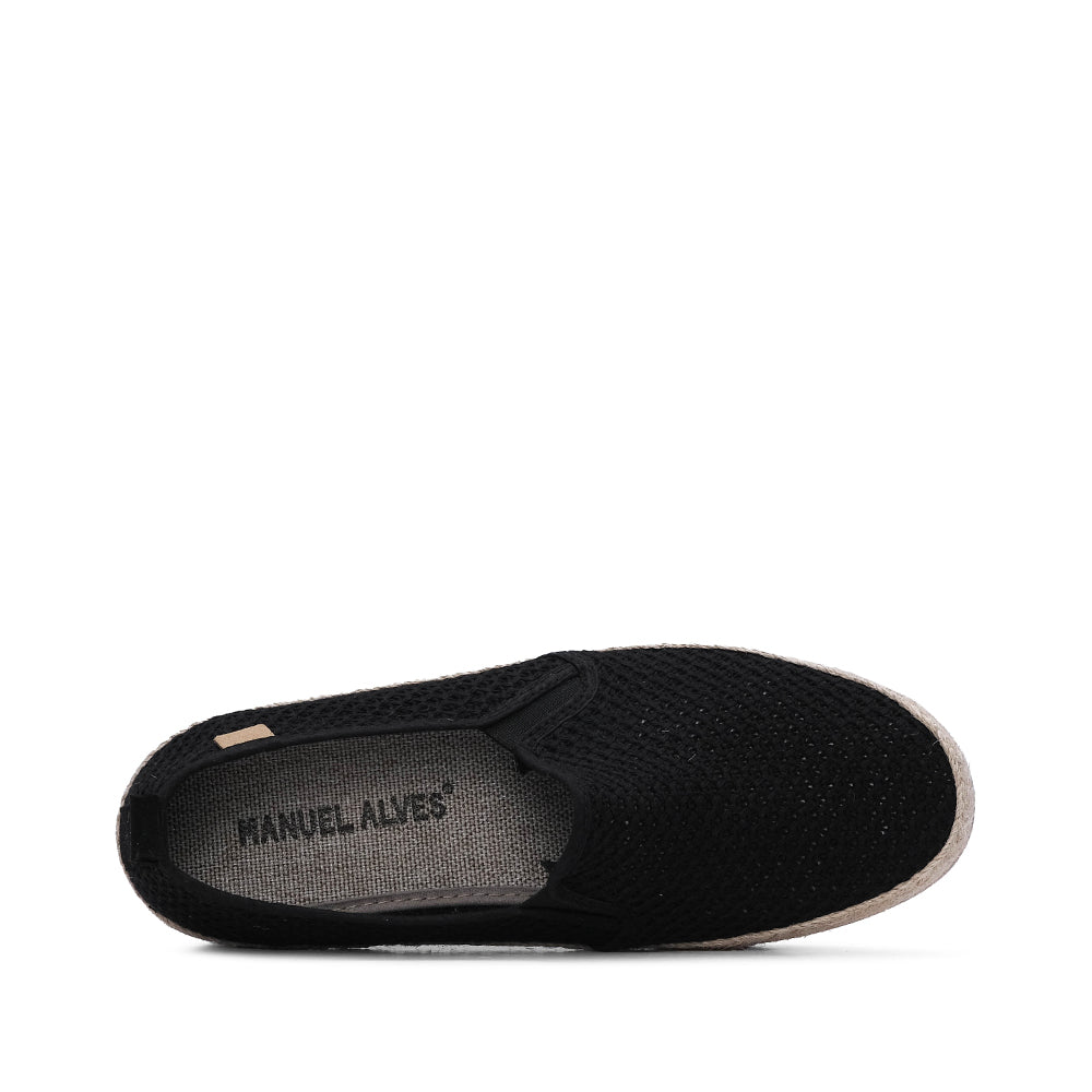 Sapato Alpercatas Homem Preto