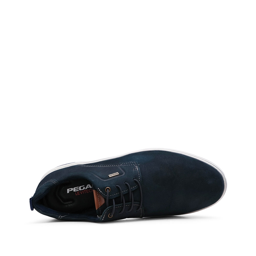 Sapato Casual Homem Pele Azul Marinho