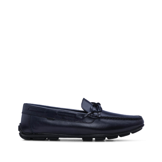Sapato Mocassim Homem Pele Azul