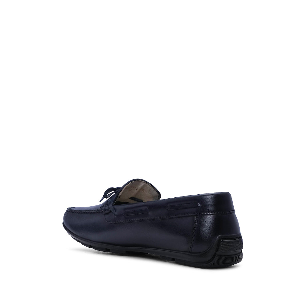 Sapato Mocassim Homem Pele Azul