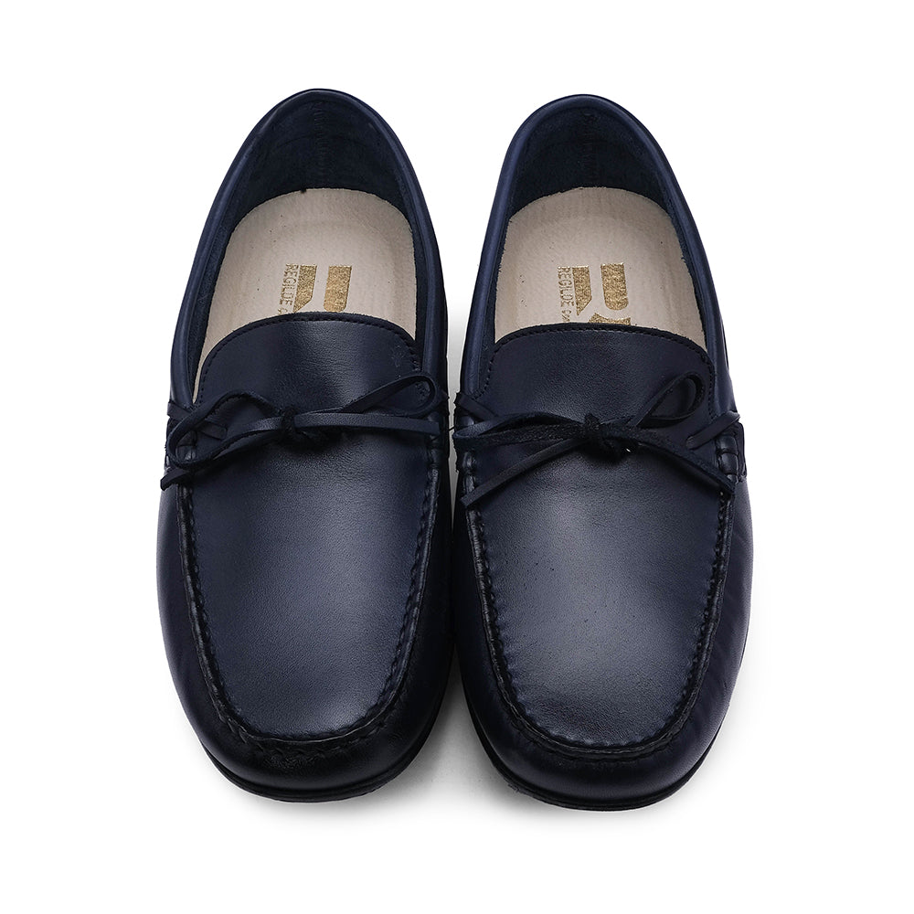 Sapato Mocassim Homem Pele Azul