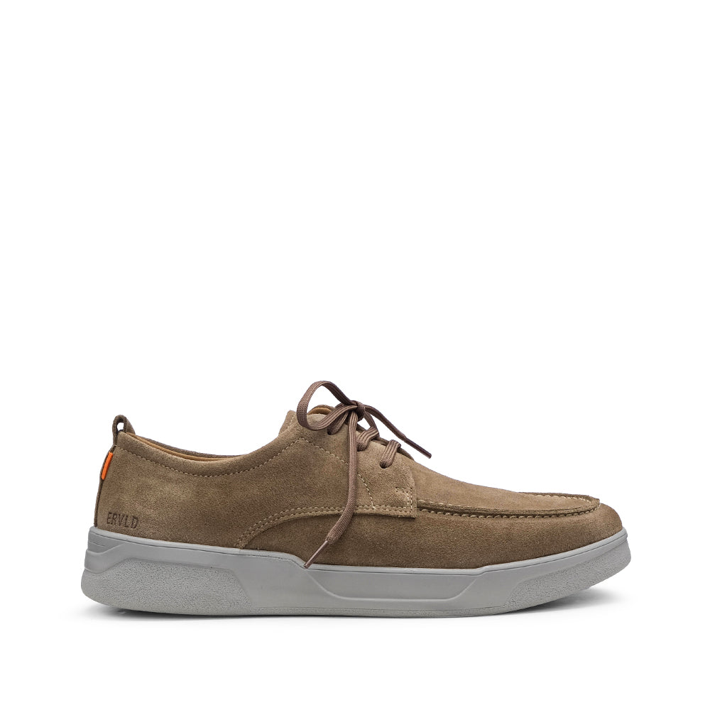 Sapato Casual Homem Camurça Taupe