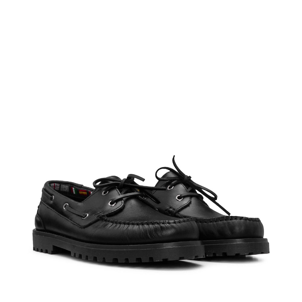 Sapato Vela Homem Pele Preto