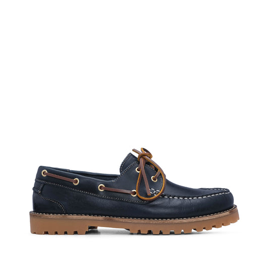 Sapato Vela Homem Pele Azul