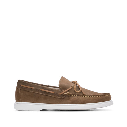 Sapato Vela Homem Camurça Taupe
