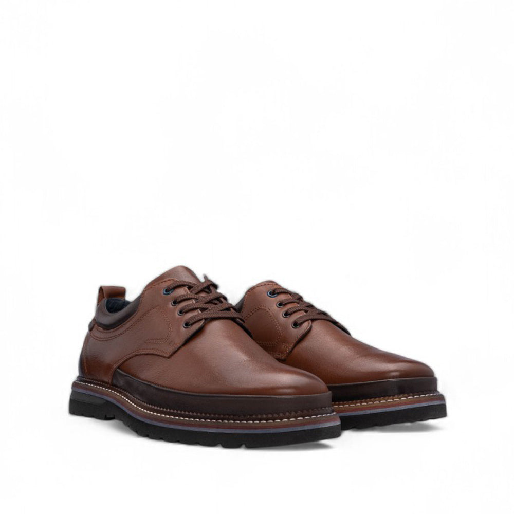 Sapato Casual Homem Pele Camel