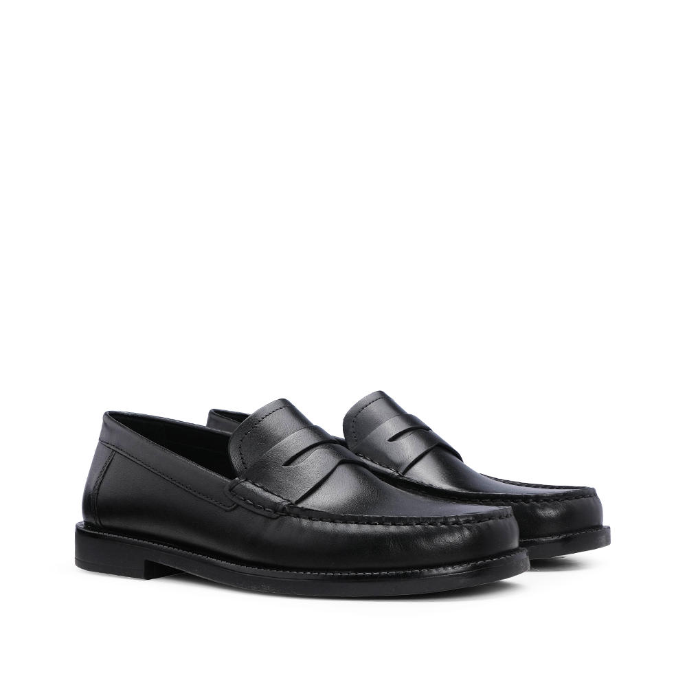 Sapato Mocassim Homem Pele Castanho
