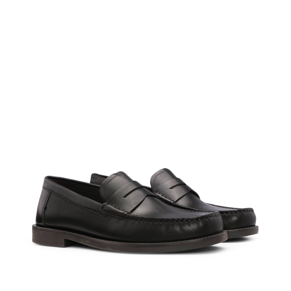 Sapato Mocassim Homem Pele Preto