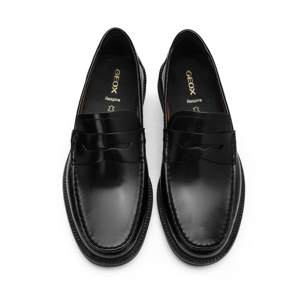 Sapato Mocassim Homem Polido Preto