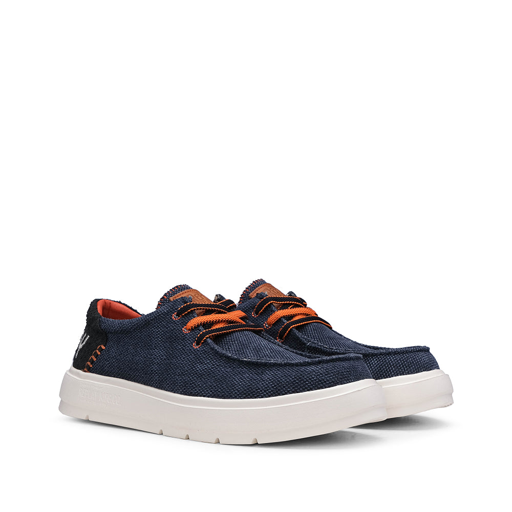 Sapato Casual Homem Azul Marinho