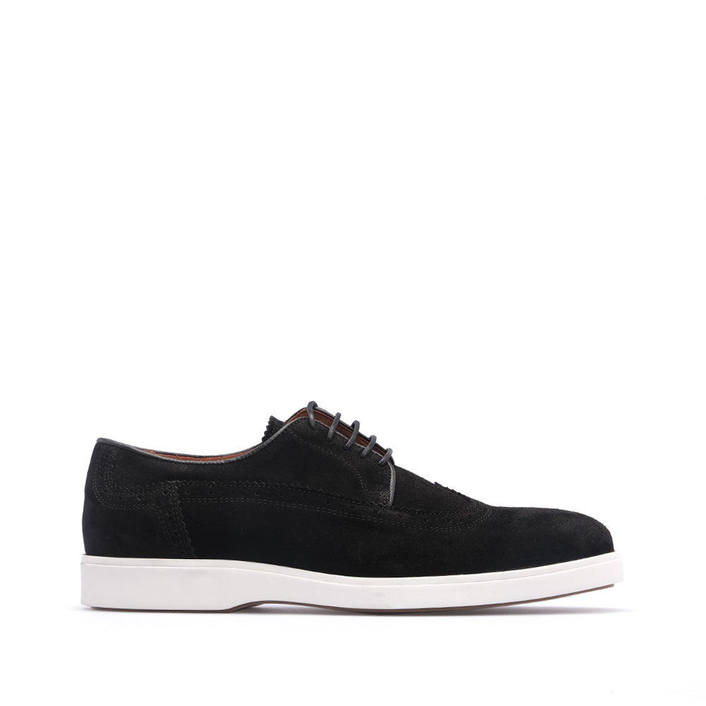 Sapato Casual Homem Camurça Preto
