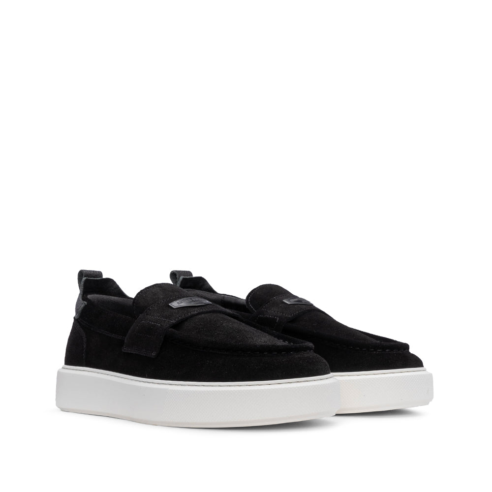 Sapato Mocassim Camurça Homem Preto