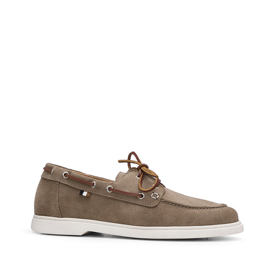Sapato Vela Homem Camurça Taupe
