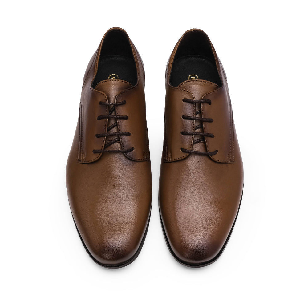 Sapato Clássico Homem Pele Camel