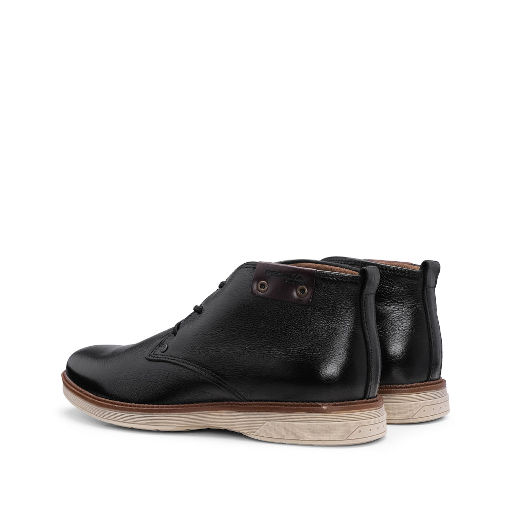 Botim Casual Homem Pele Preto