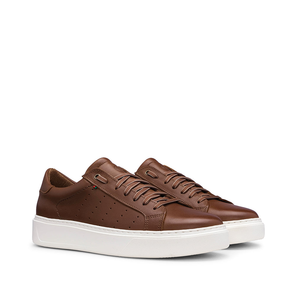 Sapatilha Desportivo Homem Pele Camel