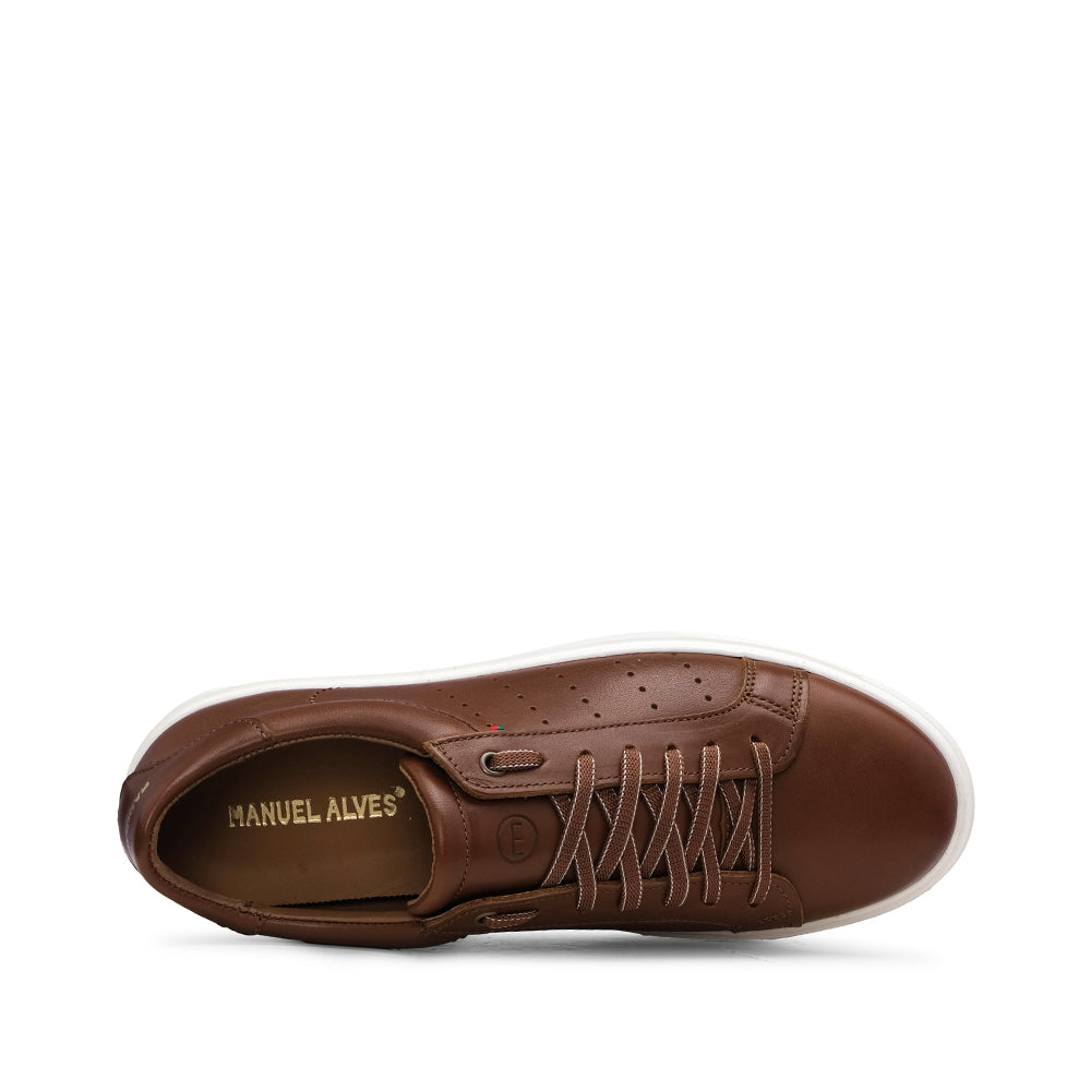 Sapatilha Desportivo Homem Pele Camel
