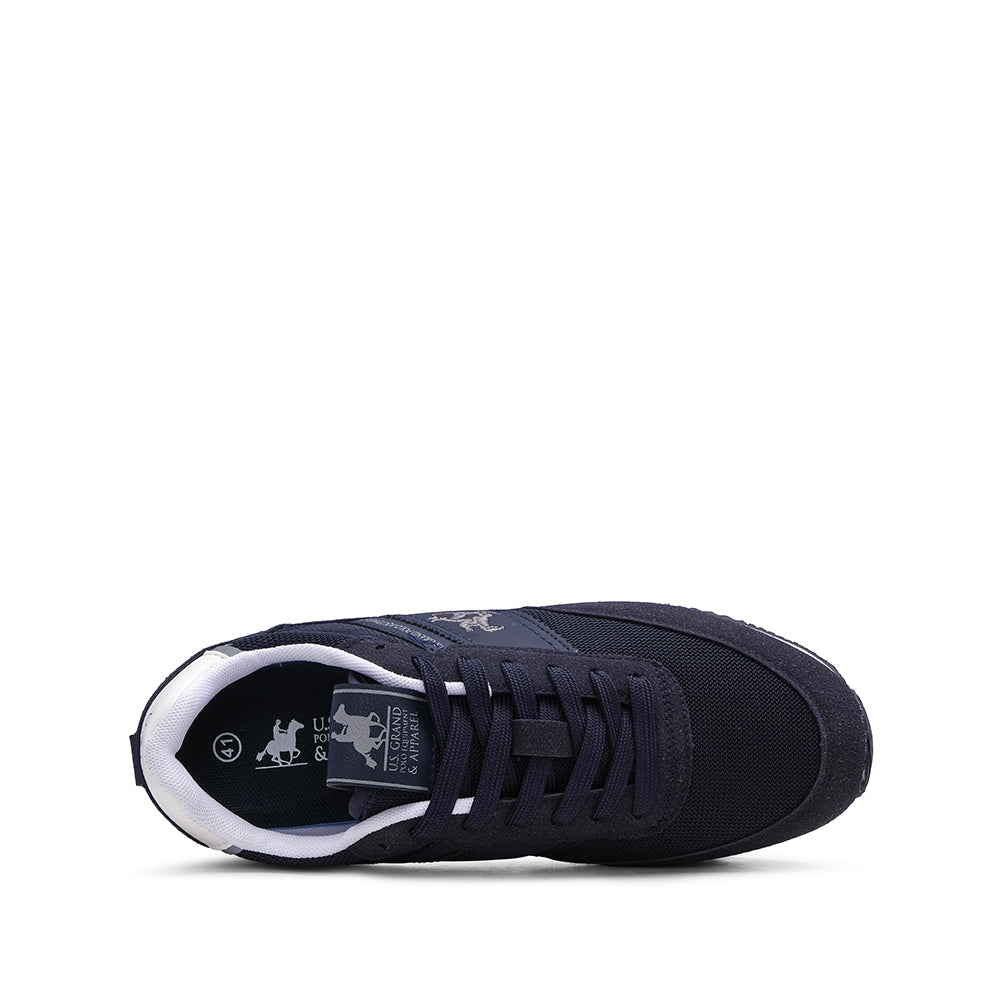 Sapatilha Casual Homem Pele Sintética Azul Marinho