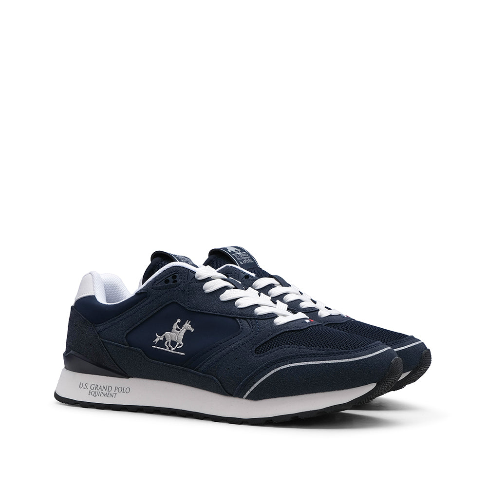 Sapatilha Casual Homem Pele Sintética Azul Marinho