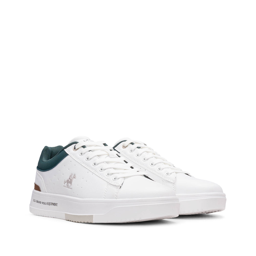 Sapatilha Casual Homem Branco E Ver