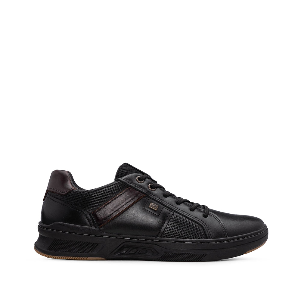 Sapatilha Casual Homem Pele Preto