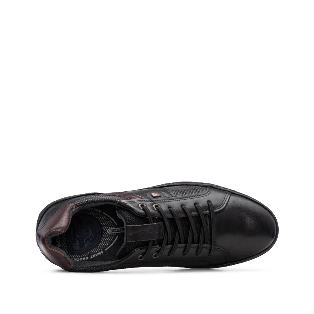 Sapatilha Casual Homem Pele Preto