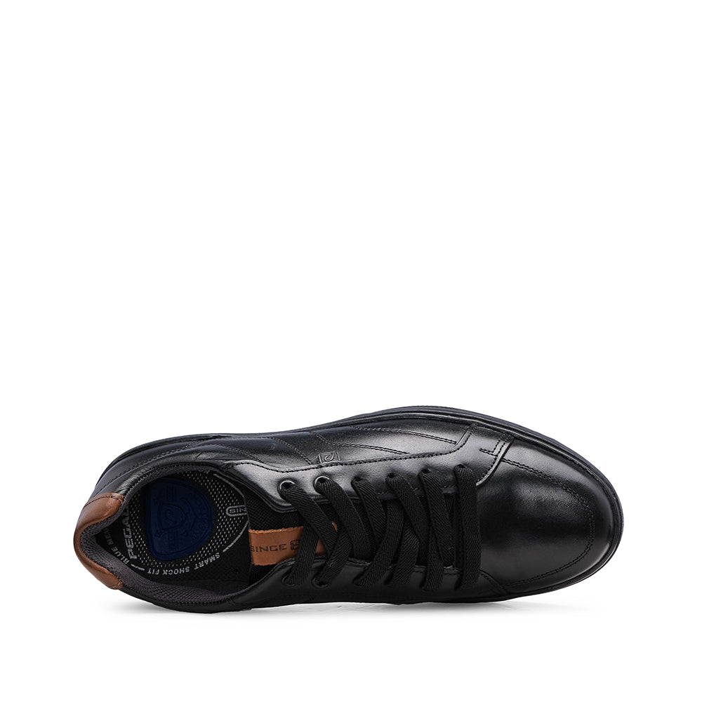 Sapatilha Casual Homem Pele Preto