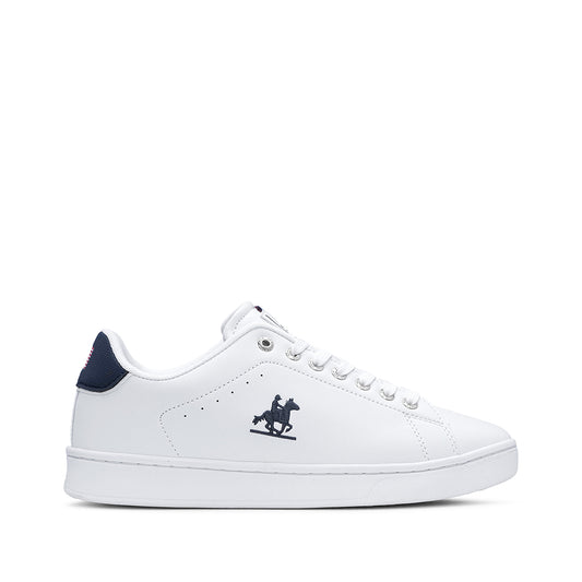 Sapatilha Casual Homem Branco E Azul