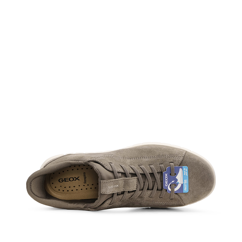 Sapatilha Casual Homem Camurça Taupe