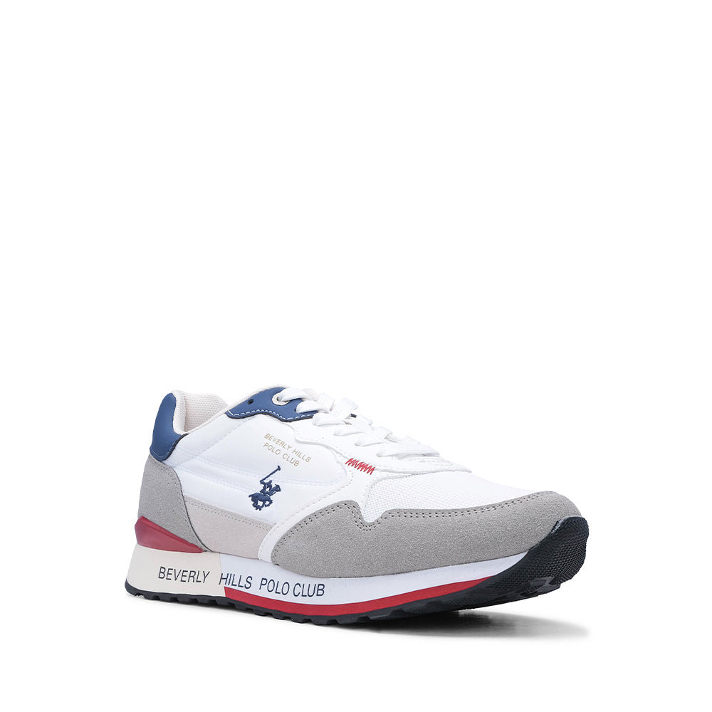 Sapatilha Casual Homem Branco E Azul