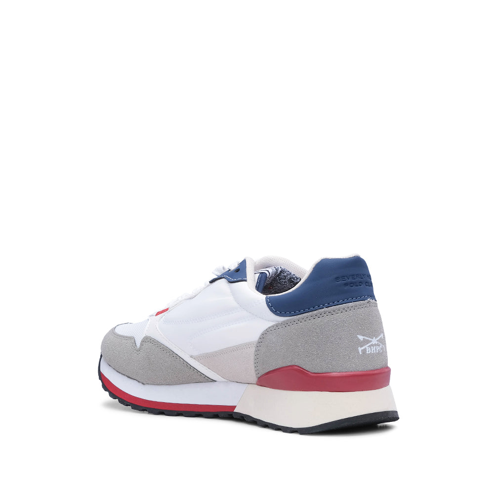 Sapatilha Casual Homem Branco E Azul