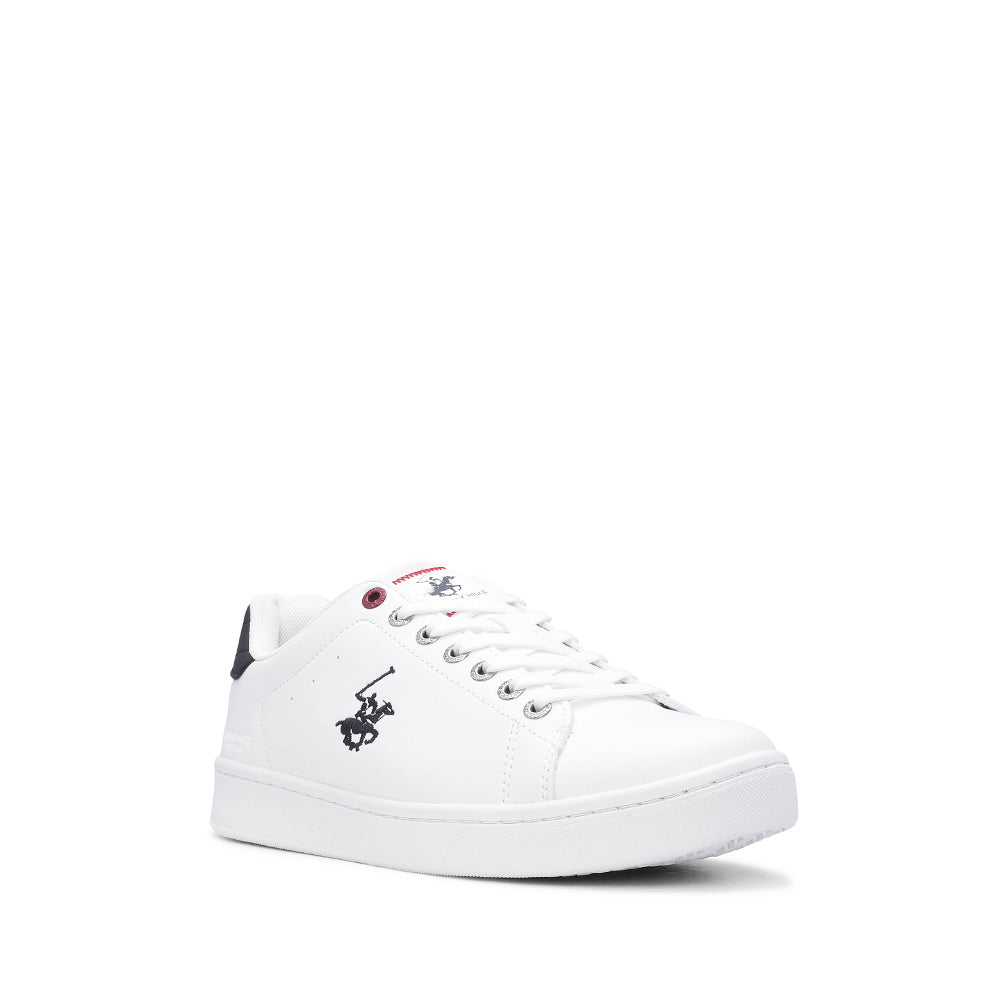 Sapatilha Casual Homem Branco E Azul