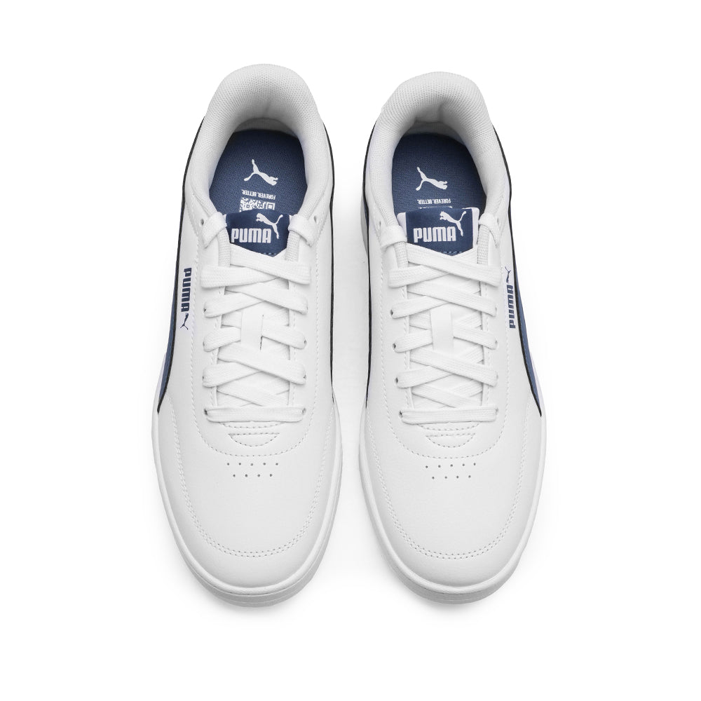 Sapatilha Casual Homem  Branco E Azul