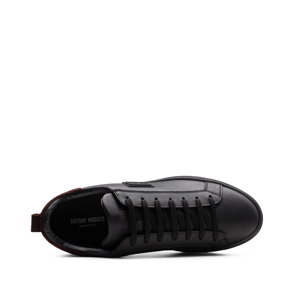 Sapatilha Casual Homem Pele Preto