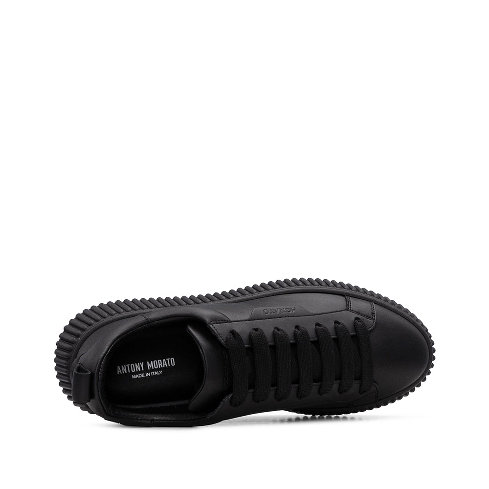 Sapatilha Casual Homem Pele Preto