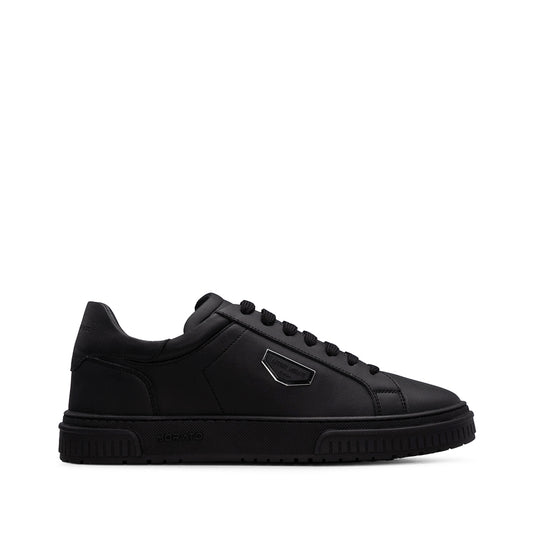 Sapatilha Casual Homem Pele Preto