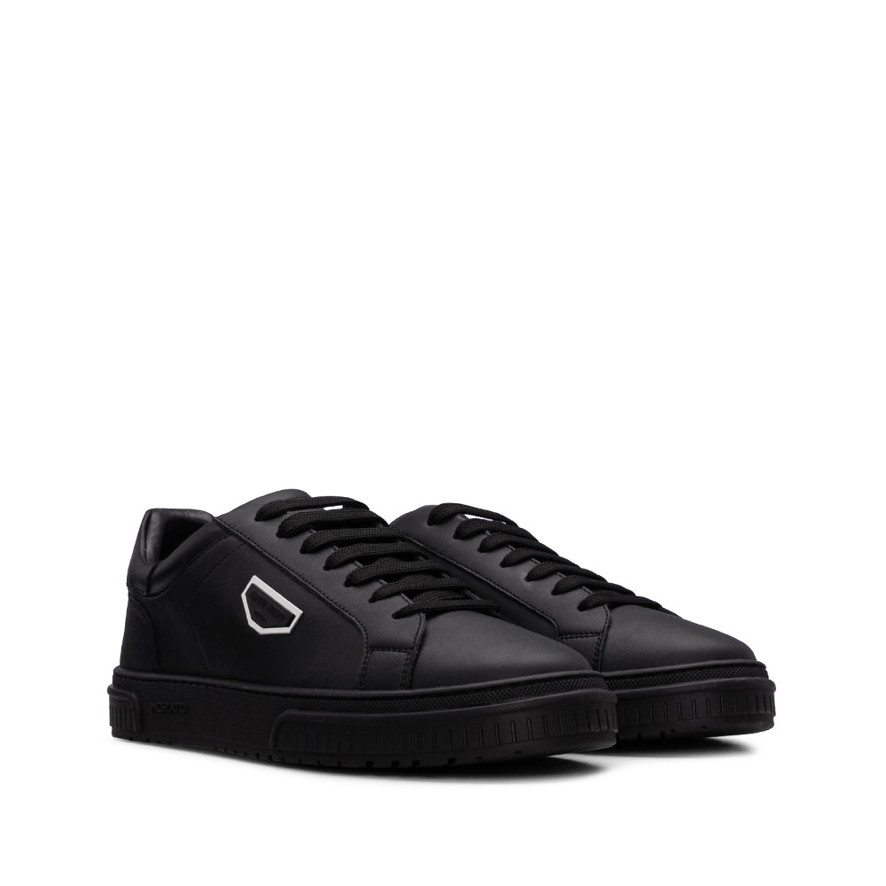 Sapatilha Casual Homem Pele Preto