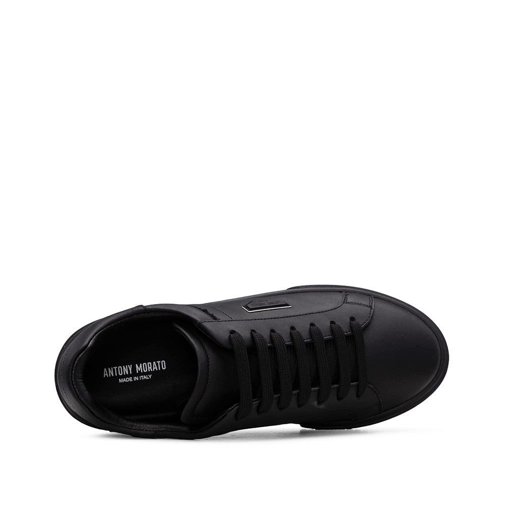 Sapatilha Casual Homem Pele Preto