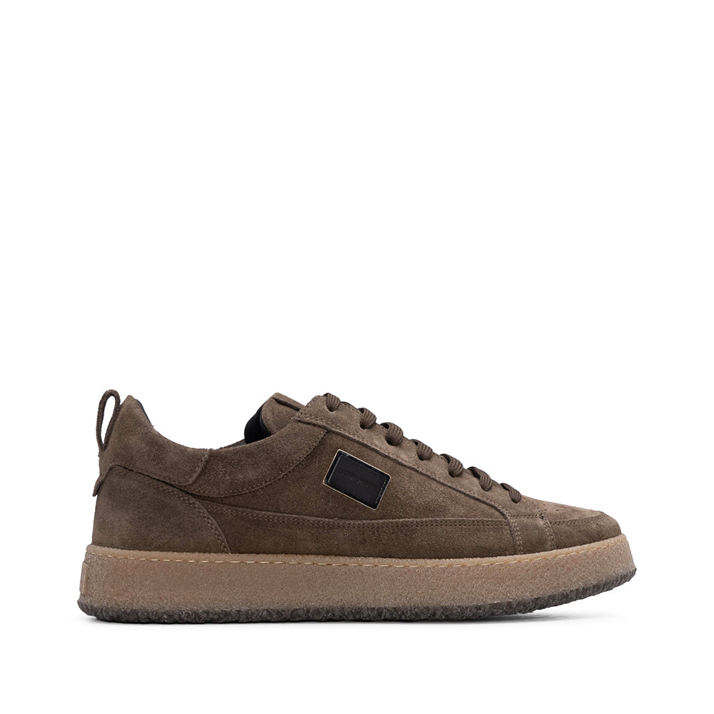 Sapatilha Casual Homem Camurça Taupe