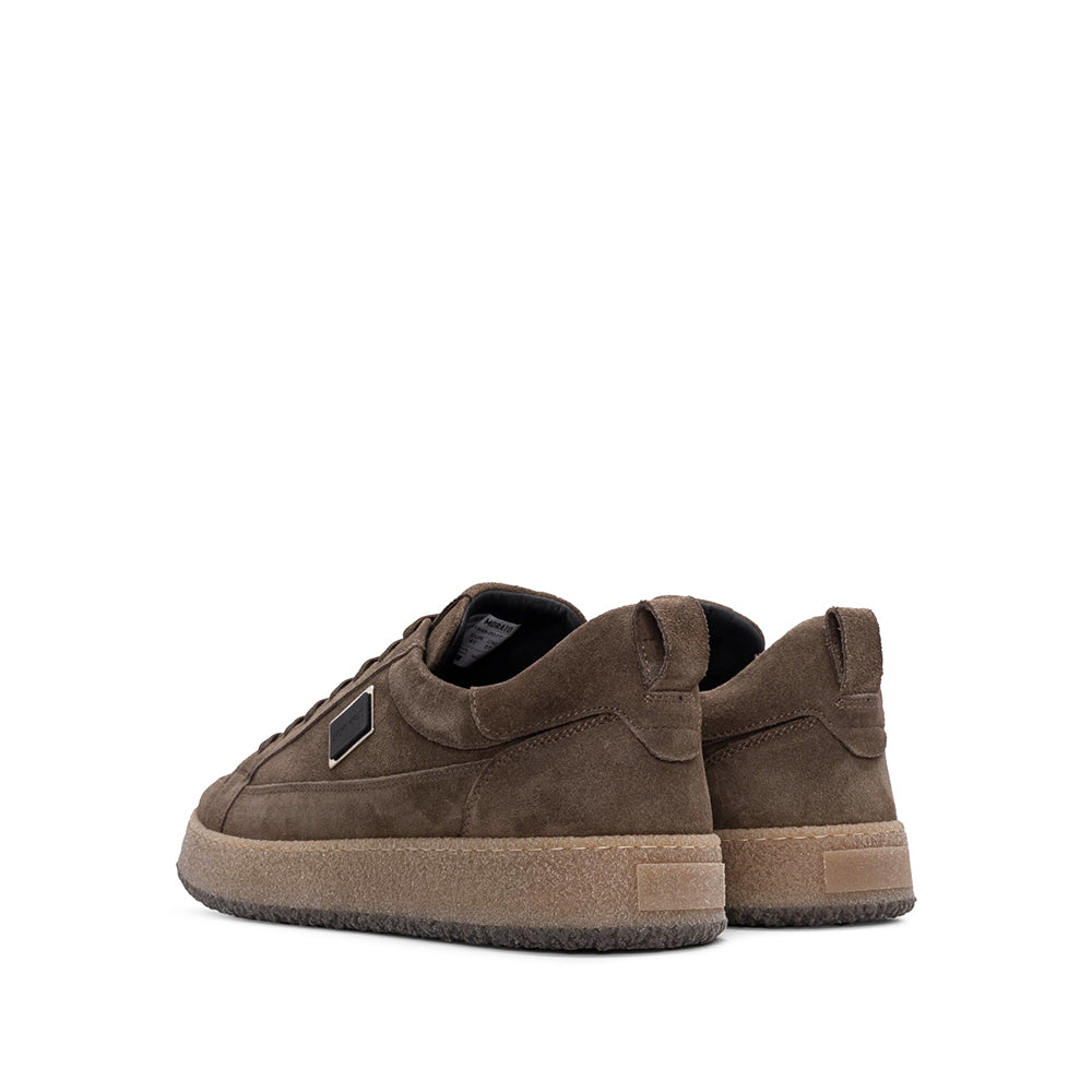 Sapatilha Casual Homem Camurça Taupe