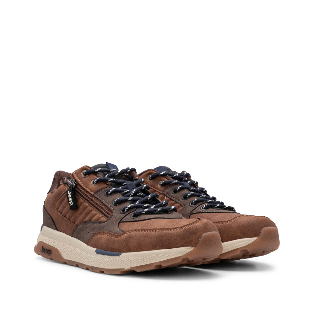 Sapatilha Casual Homem Cognac