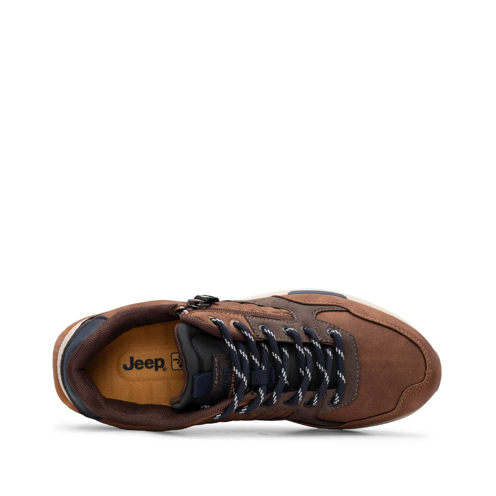 Sapatilha Casual Homem Cognac